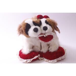 Prima Creations, St Bernard Dogs, Plush, Valentine's Day, Gift, ~ 250605-WH 322